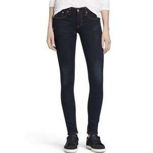 Rag & Bone 10" Dark wash denim skinny jeans 27